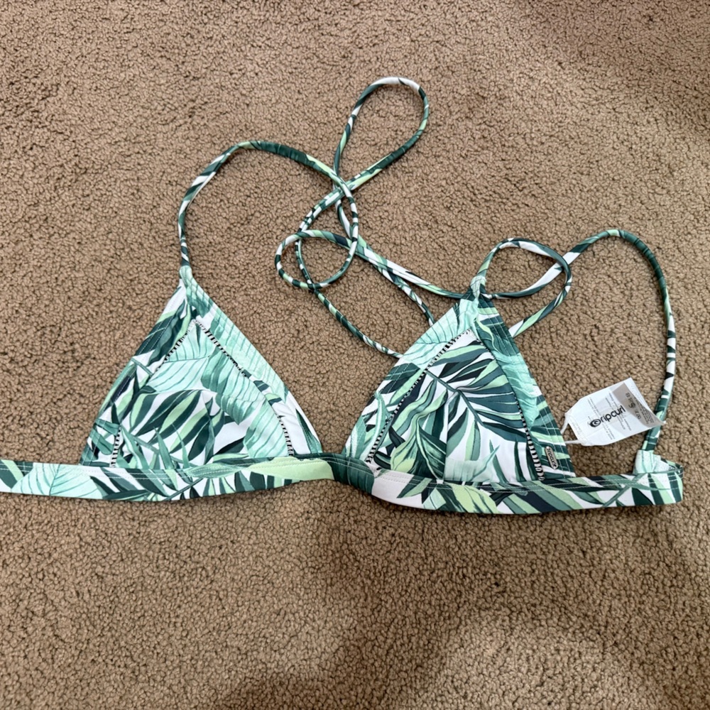 RIPCURL palm bikini top with detailing